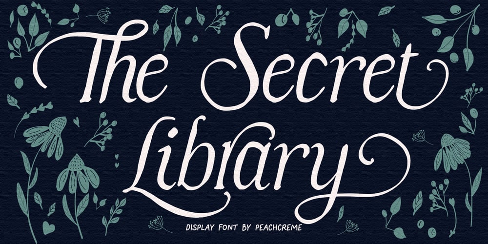 The Secret Library font