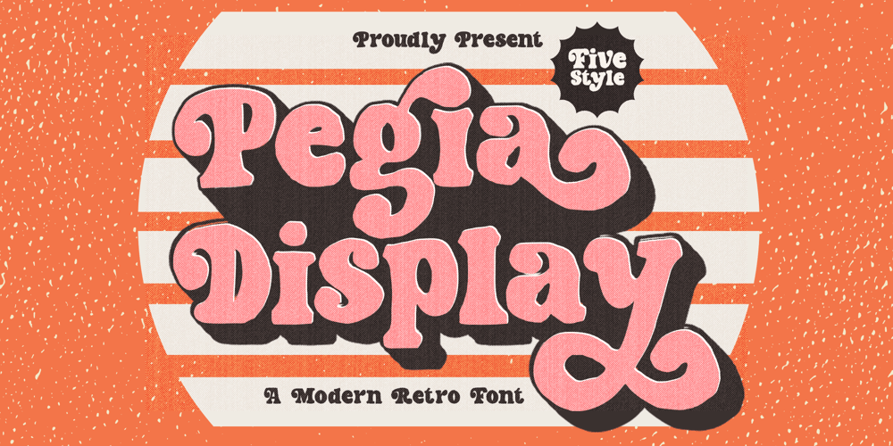 Pegia Display font