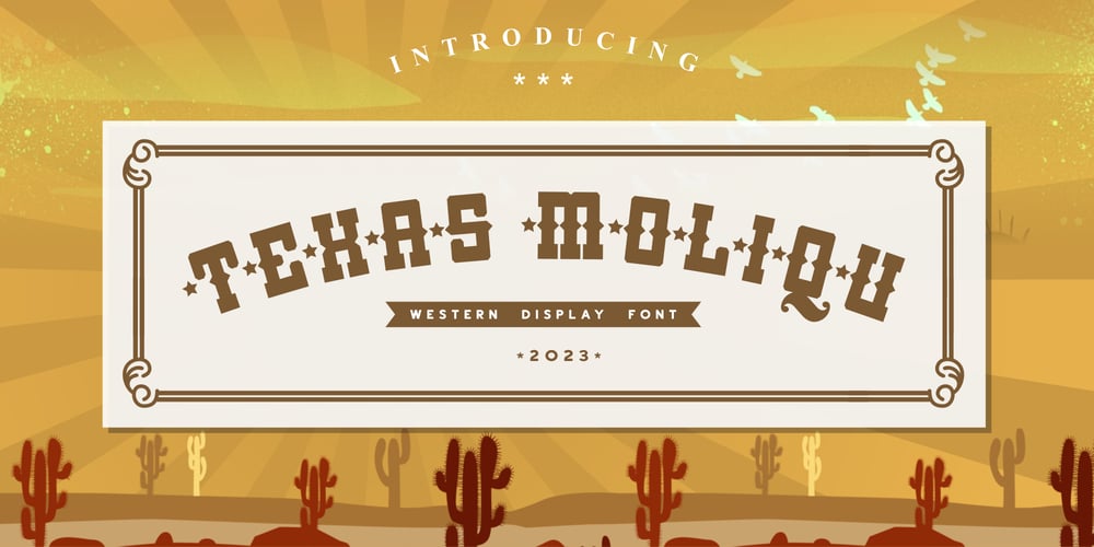 Texas Moliqu font