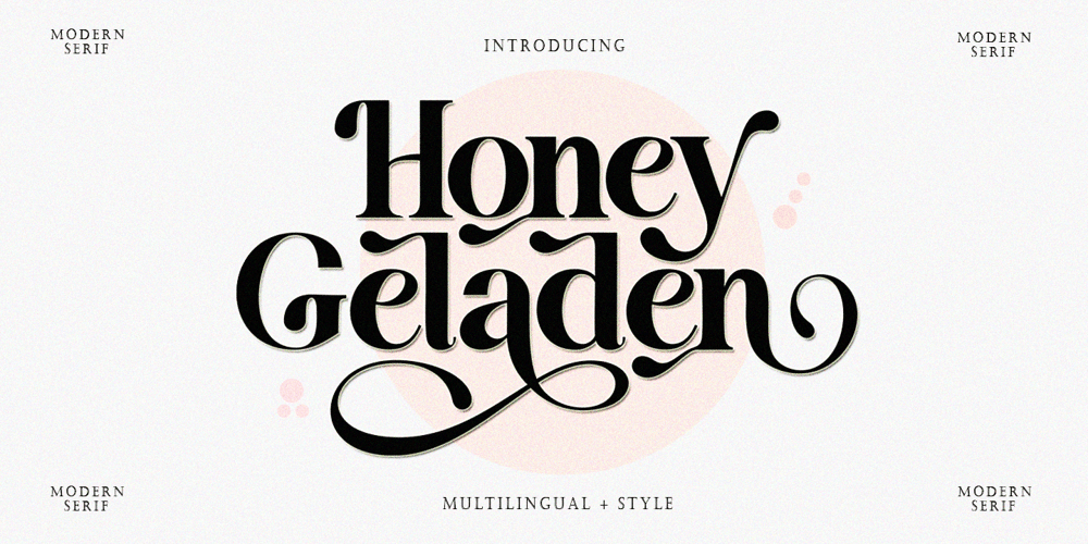 Honey Geladen font