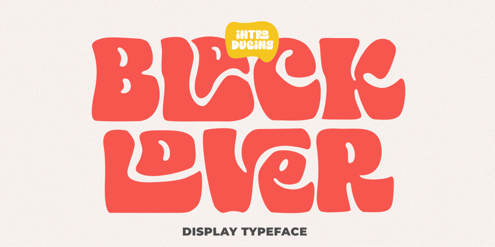 Black Lover font