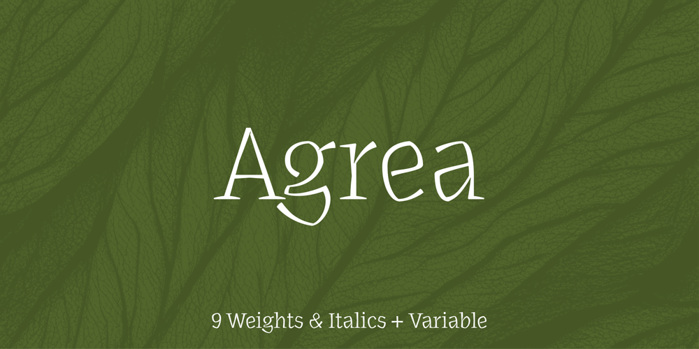 Agrea Serif font
