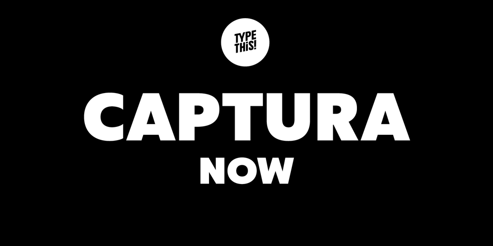 Captura Now font