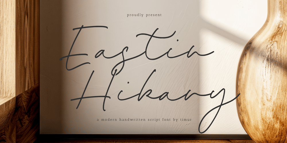 Eastin Hikary font