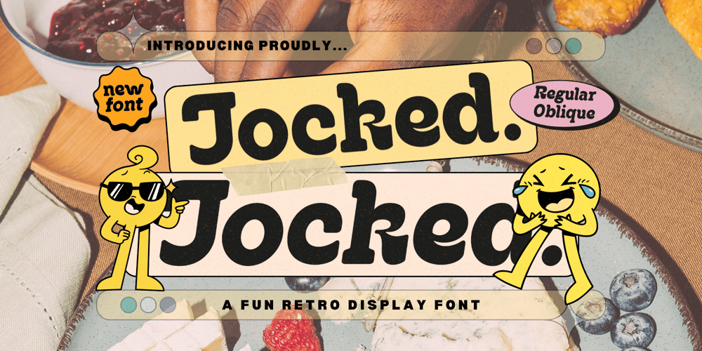 Jocked font