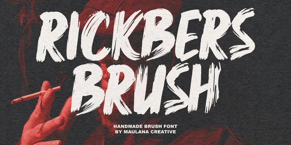 Rickbers Brush font