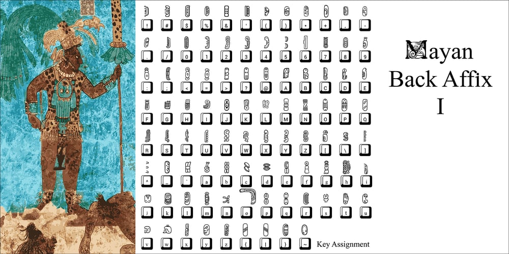 Mayan Back Affixes 1 font