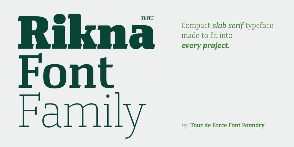 Rikna font