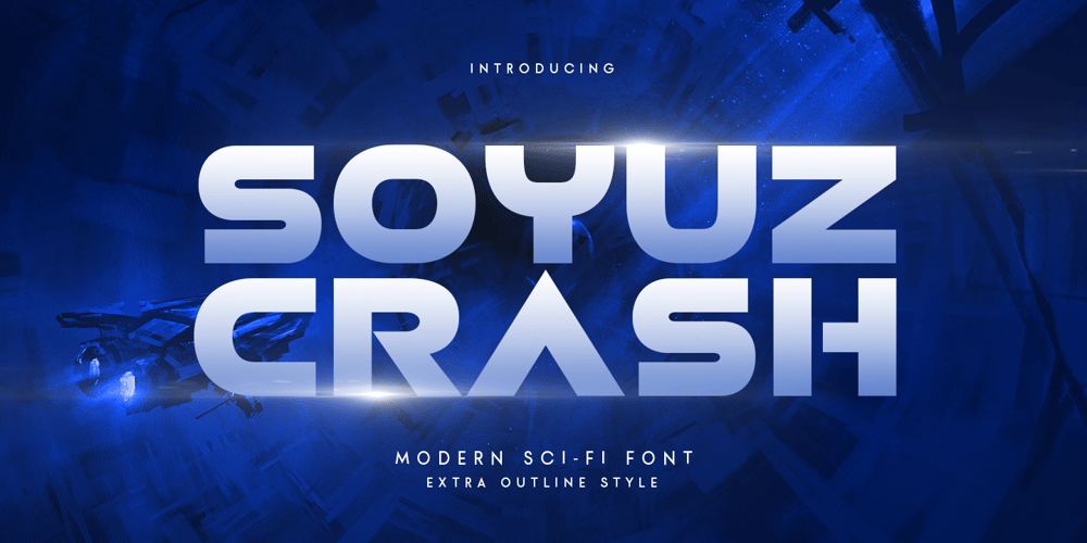 Soyuz Crash font