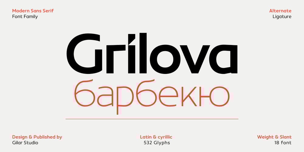 Grilova font