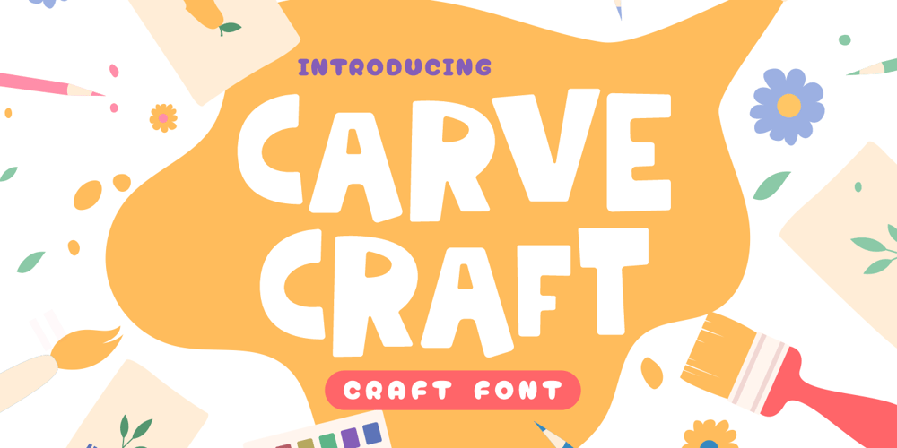 Carve Craft font