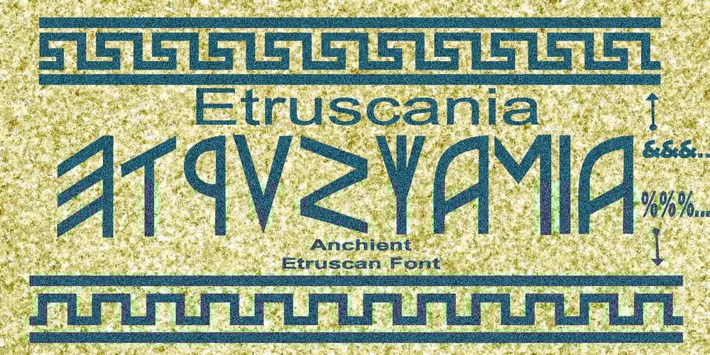 Etruscania font