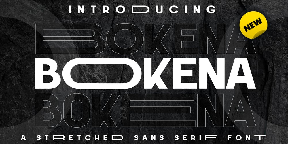 Bokena font