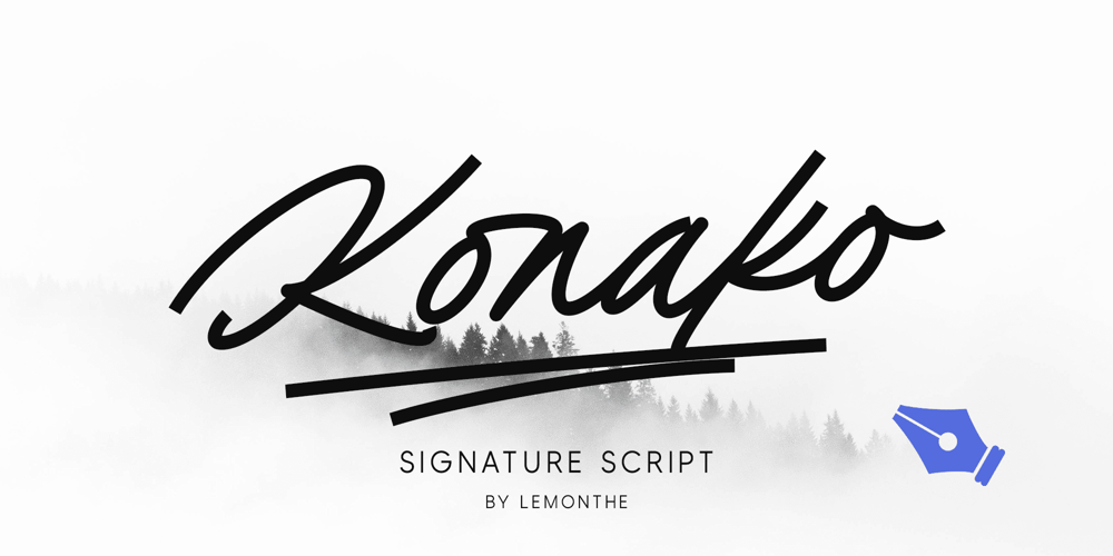 Konako font