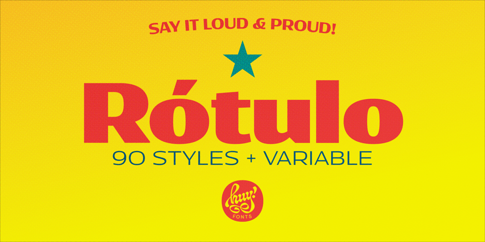 Rotulo Variable font