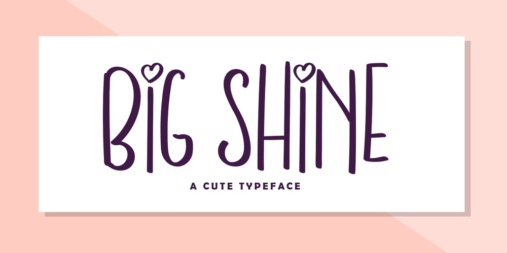 Big Shine font