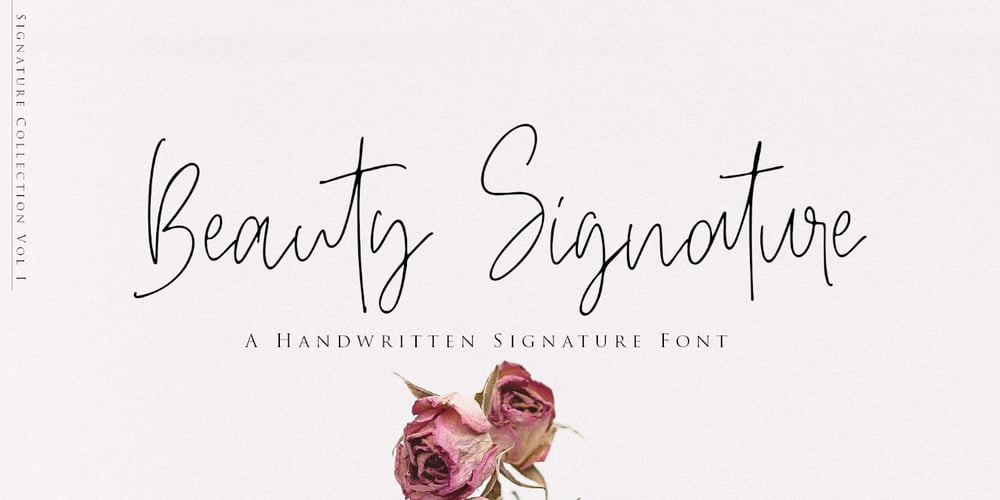 Beauty Signature Font font