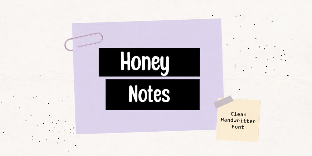 Honey Notes font