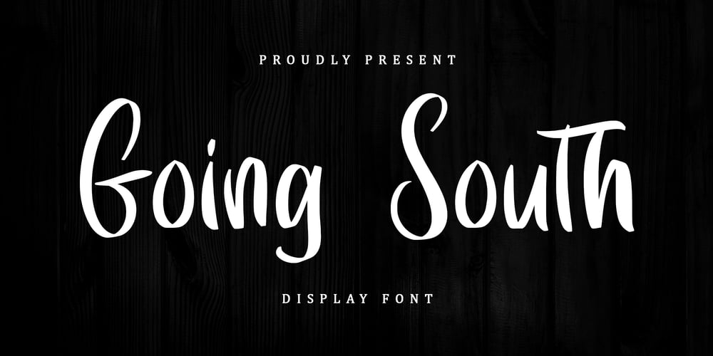 Going South font