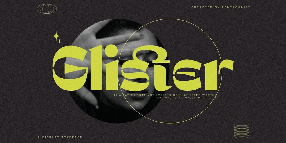 Glister PS font