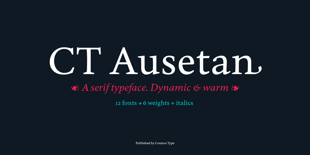 CT Ausetan font