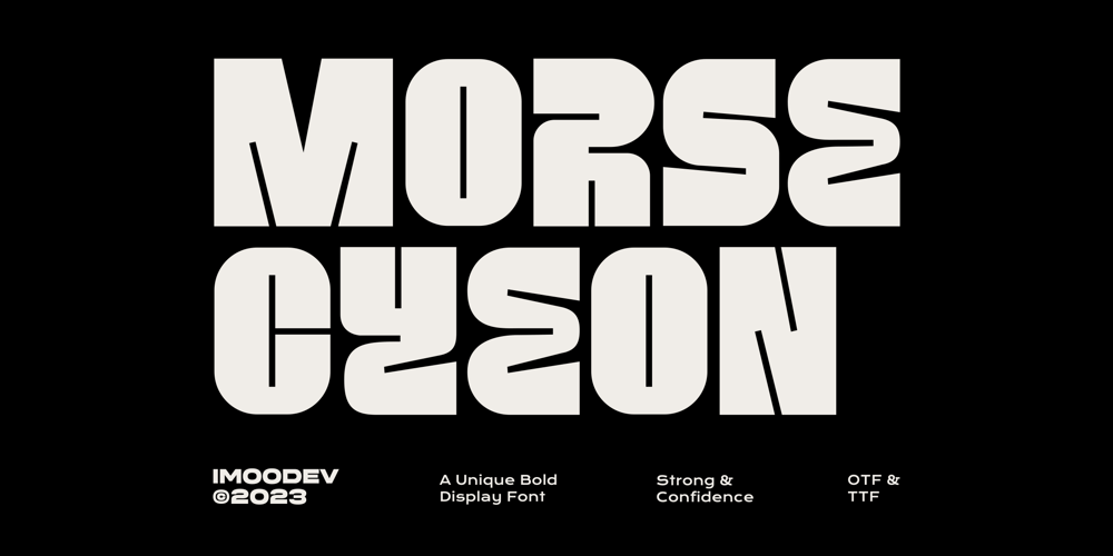 Morse Cyeon font