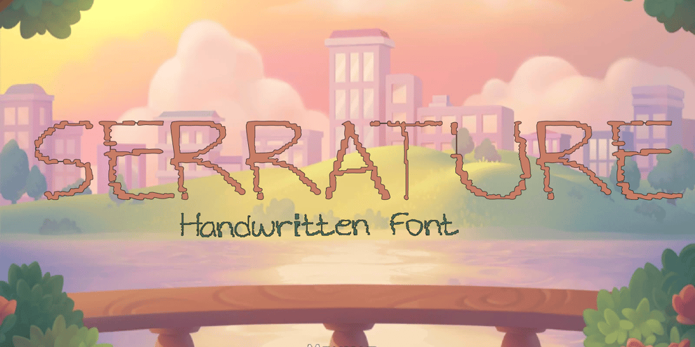 Serrature font