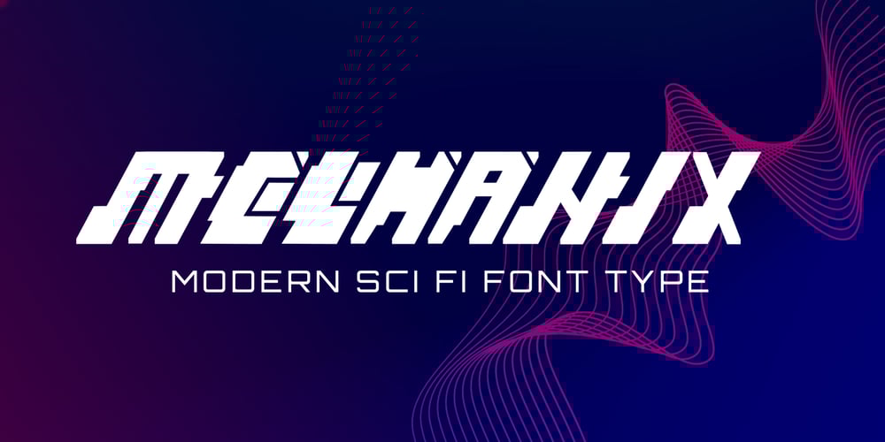 Mechanix font