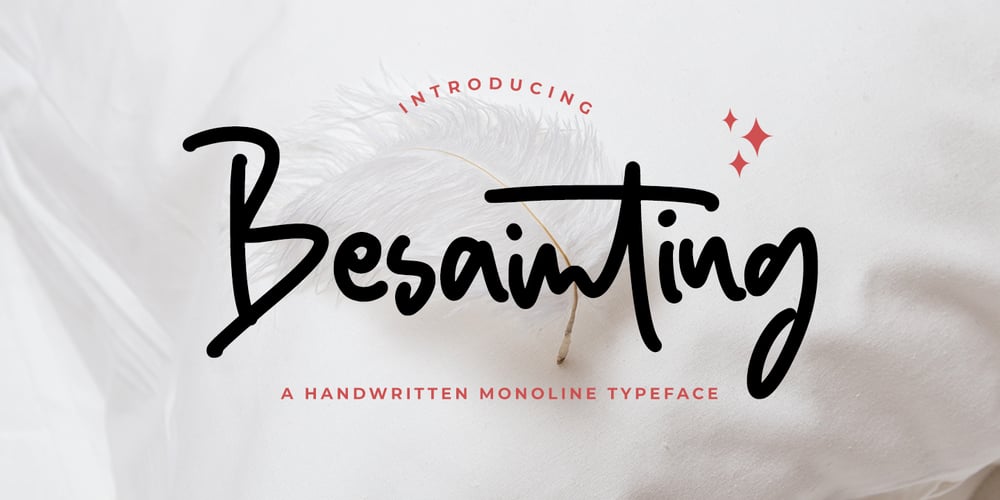 Besainting font