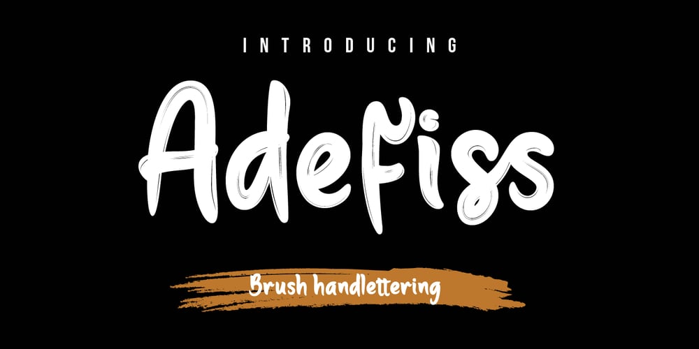 Adefiss font
