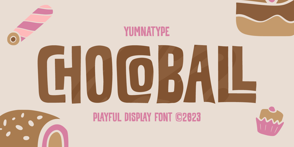 Chocoball font