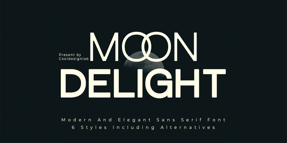 Moon Delight font