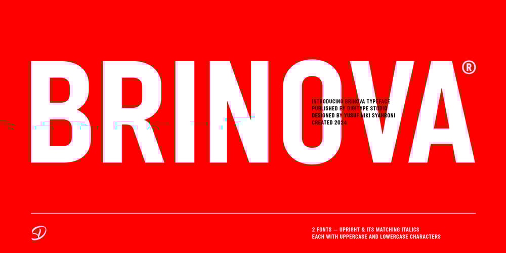 Brinova font