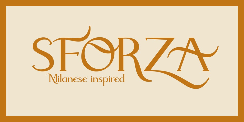 Sforza font