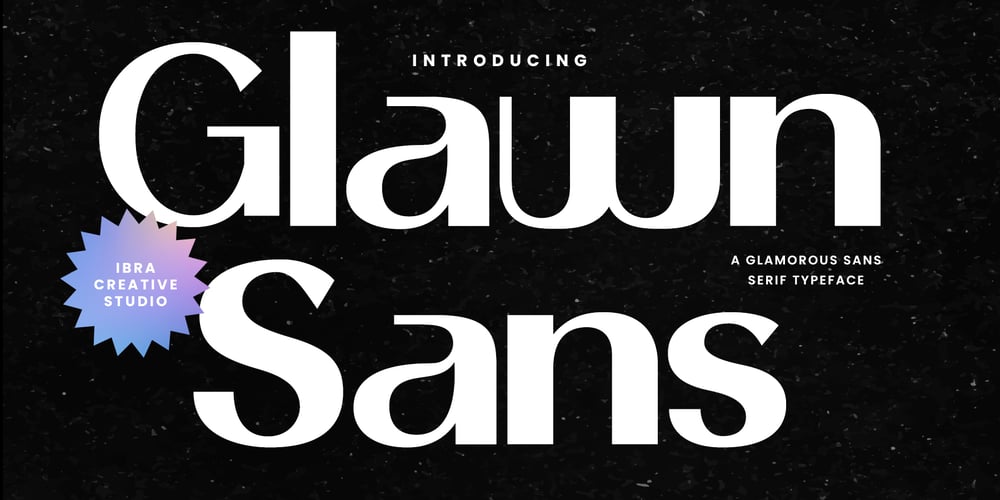 Glawn Sans font