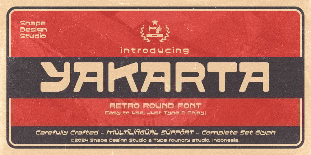 Yakarta font