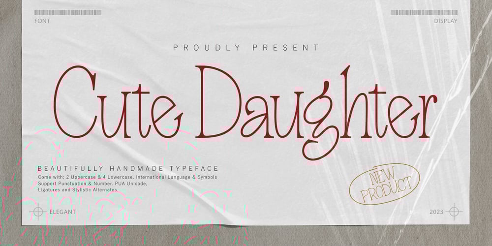Cute Daughter font