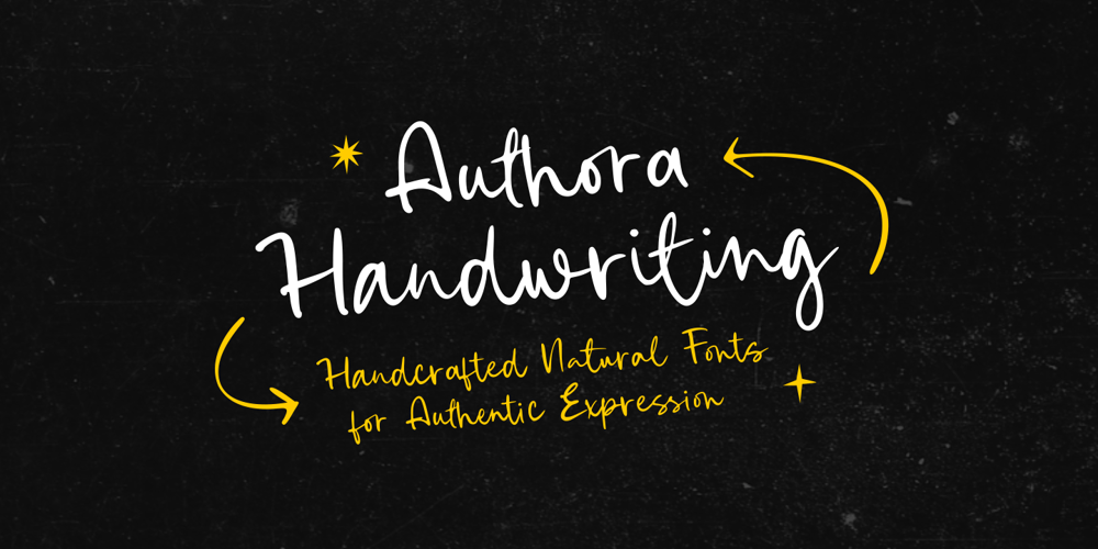 Authora Handwriting font