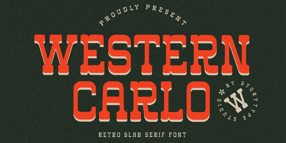 Western Carlo font