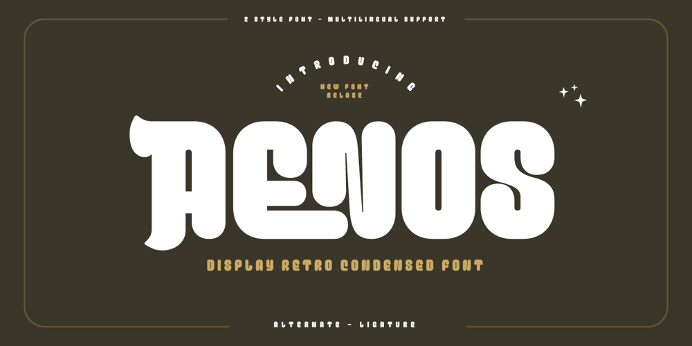 Aenos font