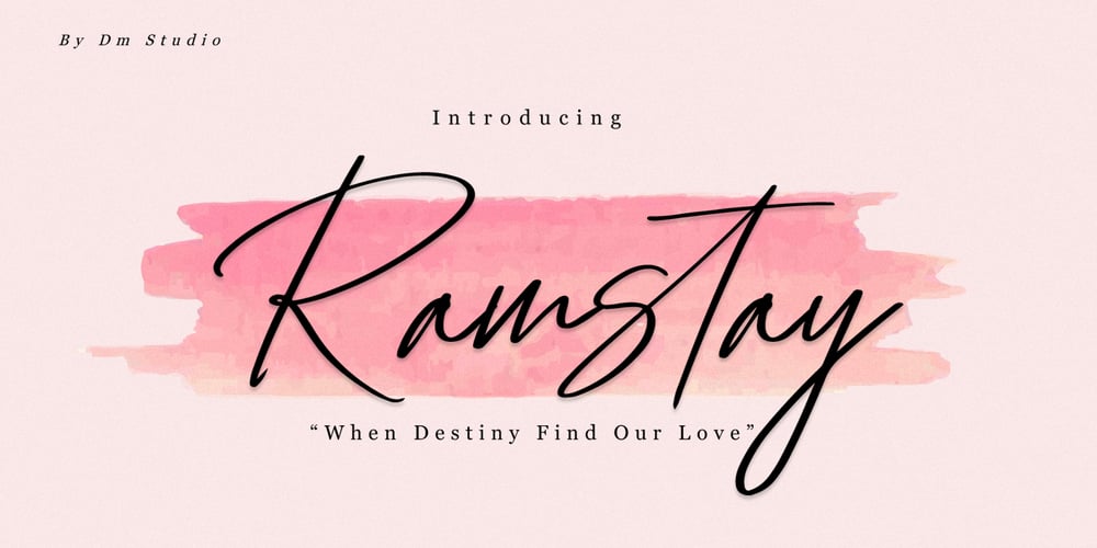 Ramstay font
