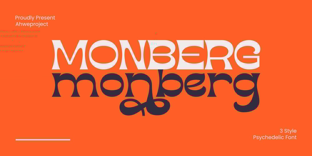 Monberg font