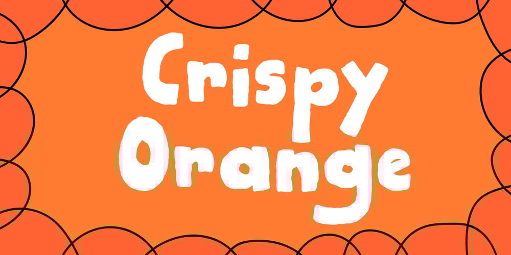 Crispy Orange font