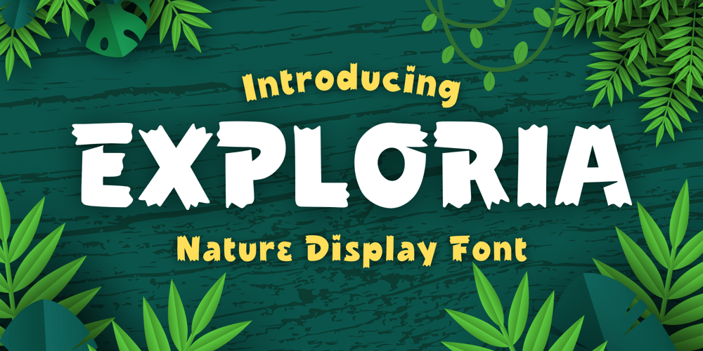 Exploria font