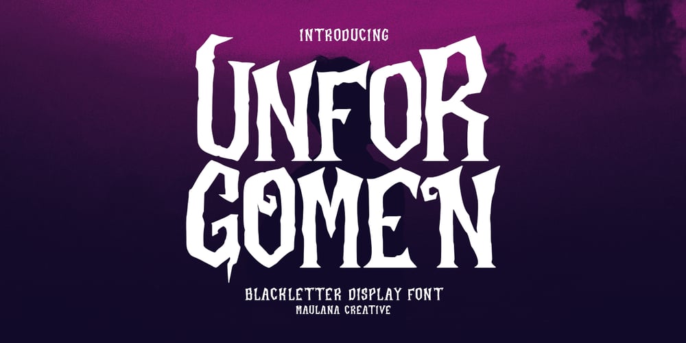 MC Unforgomen font
