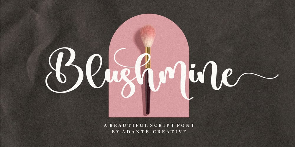 Blushmine font
