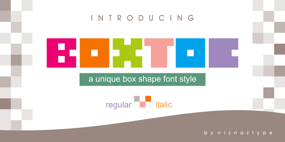 Boxtoc font