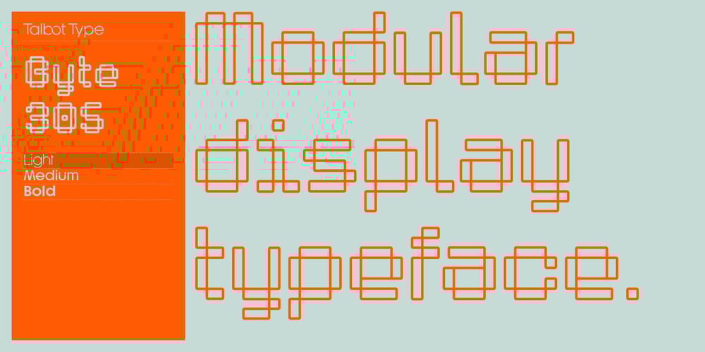 Byte 305 font
