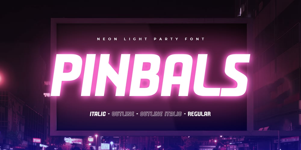 Pinbals font