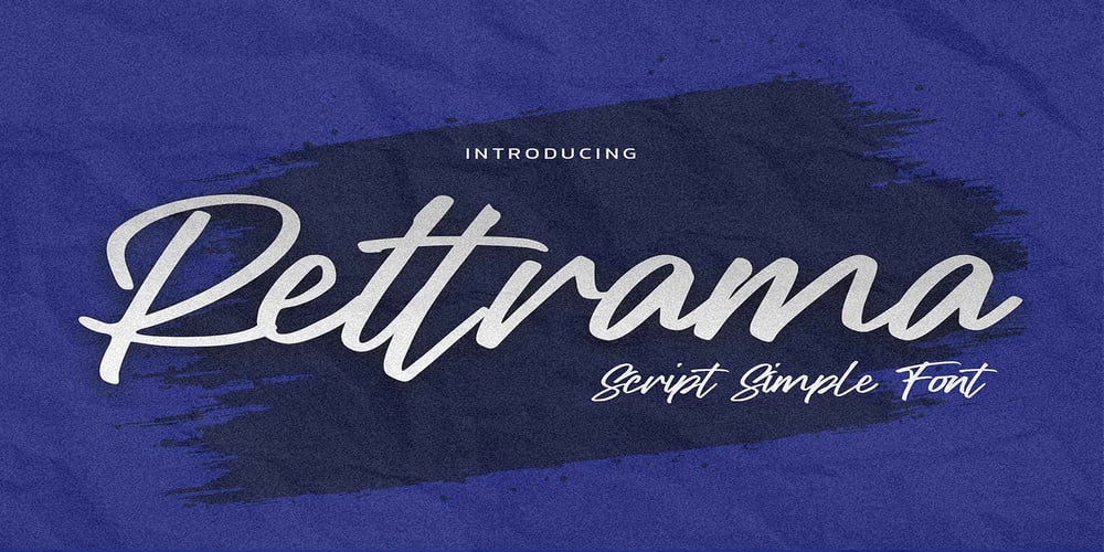 Rettrama font